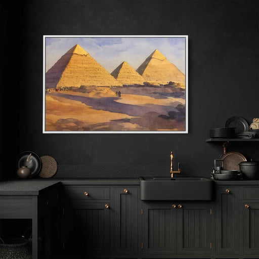 Watercolor Pyramids of Giza #131 - Kanvah