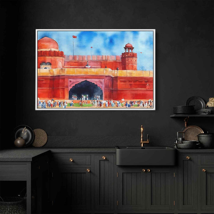 Watercolor Red Fort #121 - Kanvah