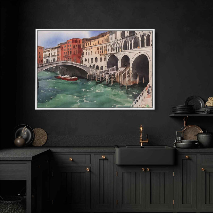 Watercolor Rialto Bridge #132 - Kanvah