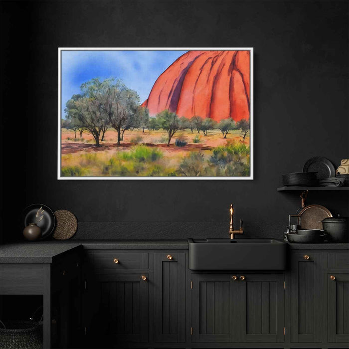 Watercolor Uluru #101 - Kanvah