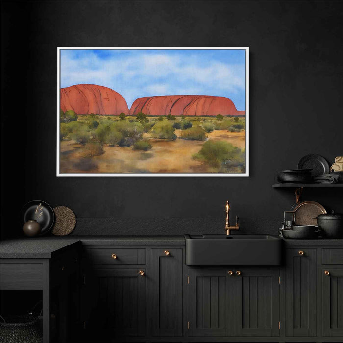 Watercolor Uluru #102 - Kanvah