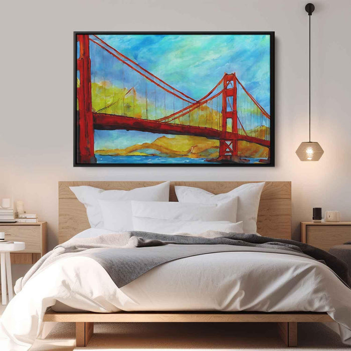 Abstract Golden Gate Bridge #109 - Kanvah