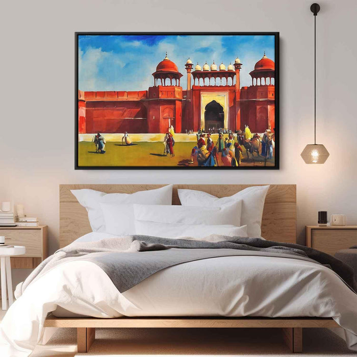 Abstract Red Fort #120 - Kanvah