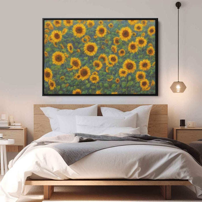 Enchanting Abstract Sunflowers #120 - Kanvah