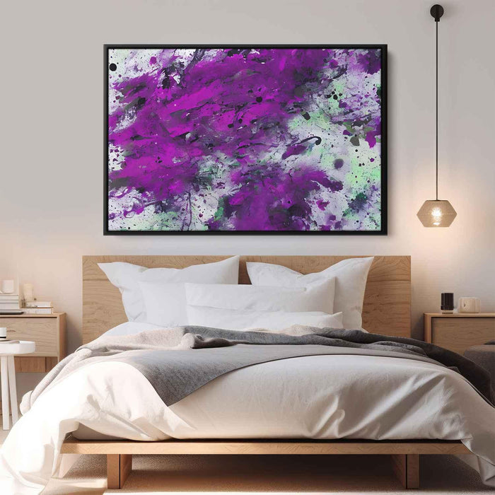 Purple Abstract Splatter #129 - Kanvah