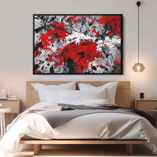 Red Abstract Splatter #109 - Kanvah