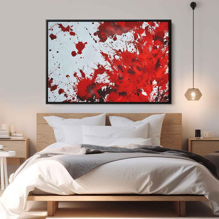 Red Abstract Splatter #119 - Kanvah