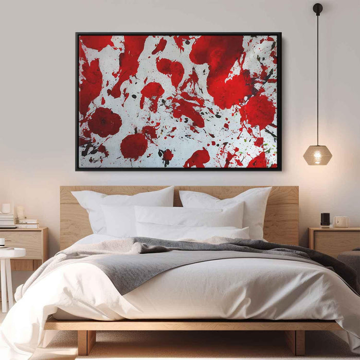 Red Abstract Splatter #120 - Kanvah