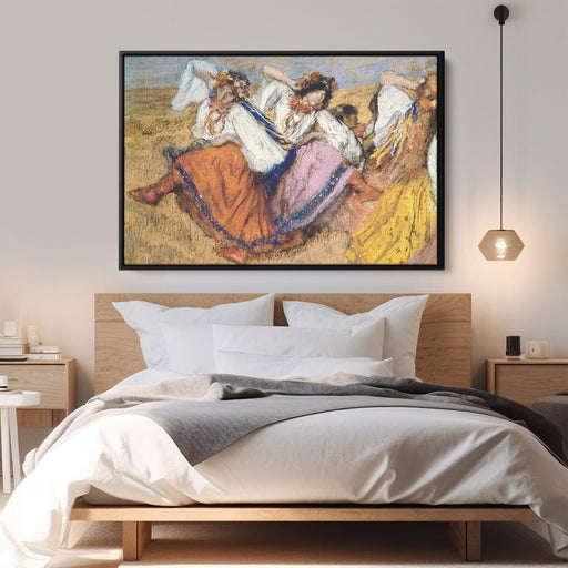 Ukrainian Dancers by Edgar Degas - Canvas Artwork