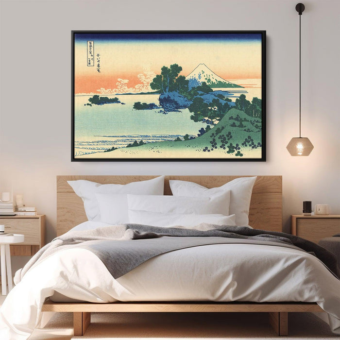 Shichiri beach in Sagami province by Katsushika Hokusai - Canvas Artwork