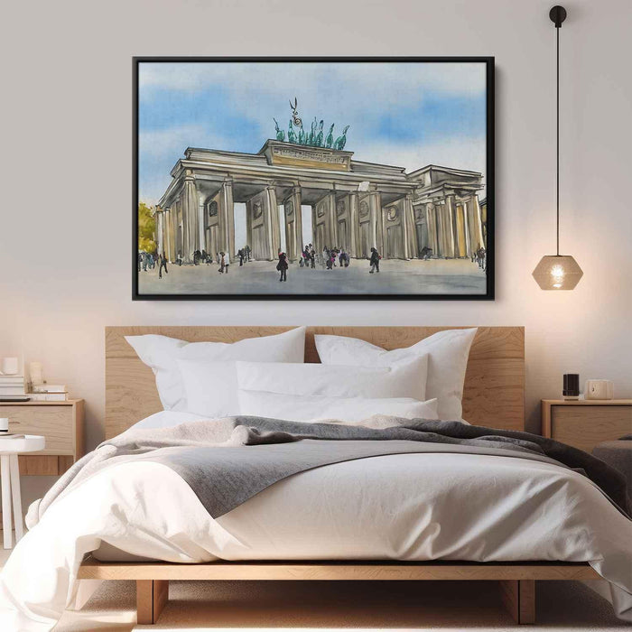 Watercolor Brandenburg Gate #104 - Kanvah