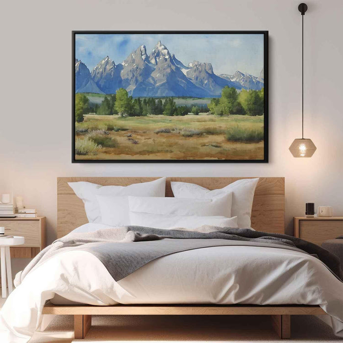 Watercolor Grand Tetons #104 - Kanvah