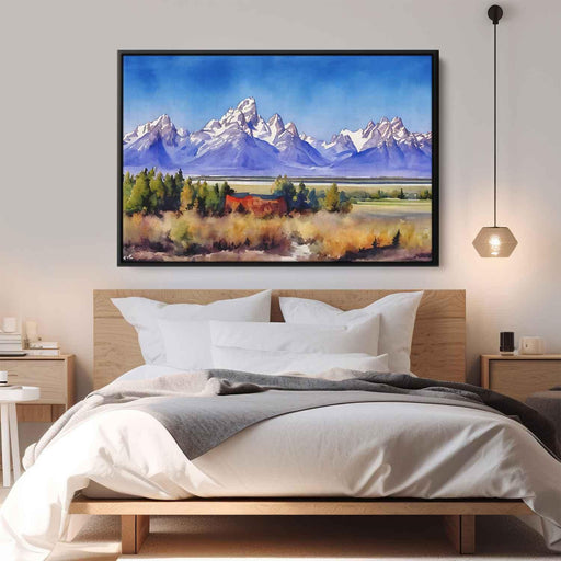 Watercolor Grand Tetons #120 - Kanvah