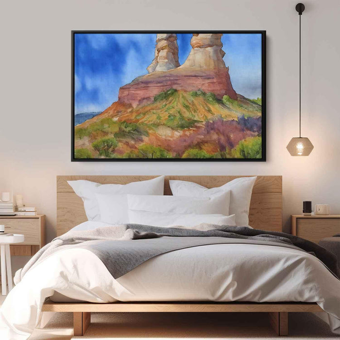 Watercolor Hoodoo formations #104 - Kanvah