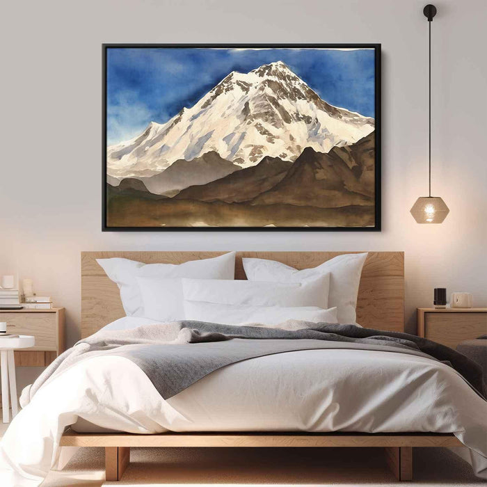 Watercolor Mount Everest #120 - Kanvah