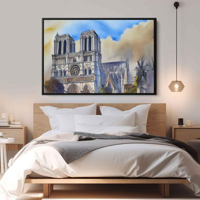 Watercolor Notre Dame Cathedral #120 - Kanvah