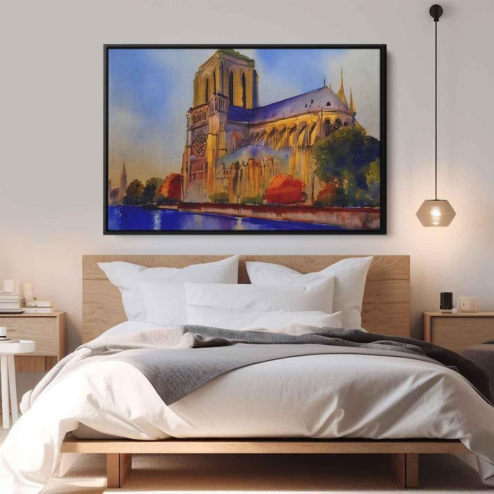 Watercolor Notre Dame Cathedral #129 - Kanvah
