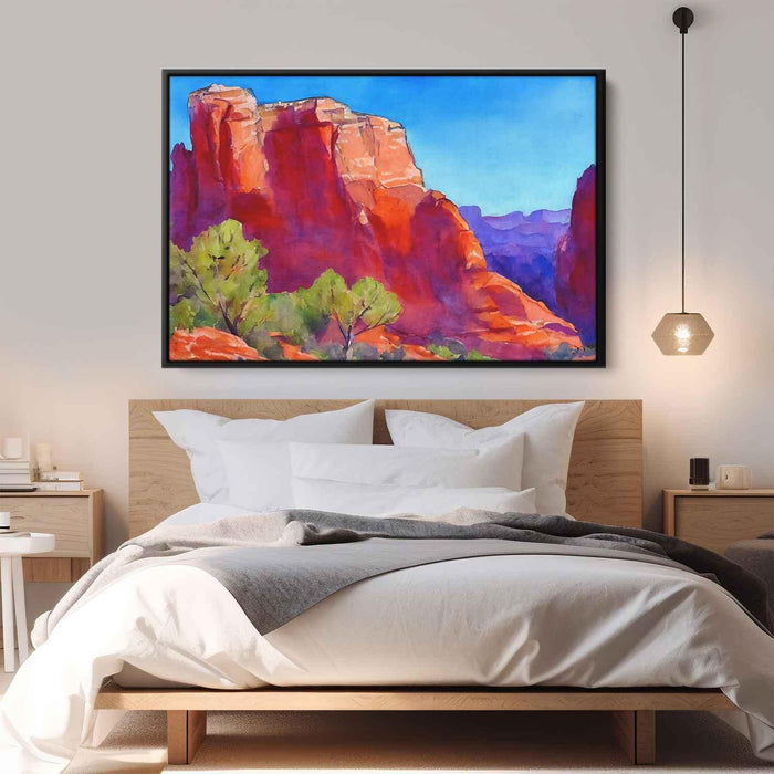 Watercolor Sedona Red Rocks #104 - Kanvah