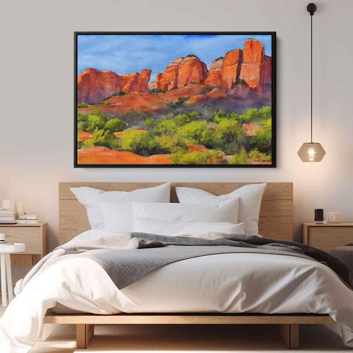 Watercolor Sedona Red Rocks #109 - Kanvah