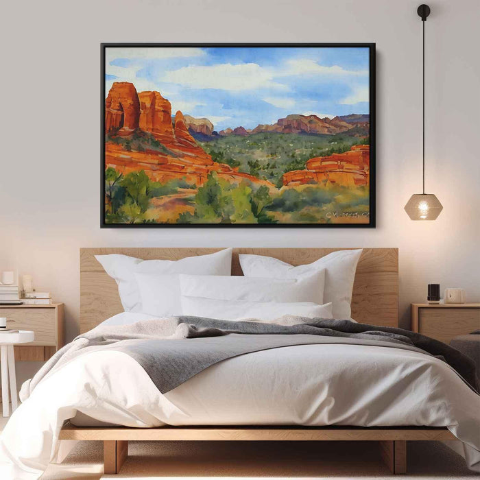 Watercolor Sedona Red Rocks #119 - Kanvah