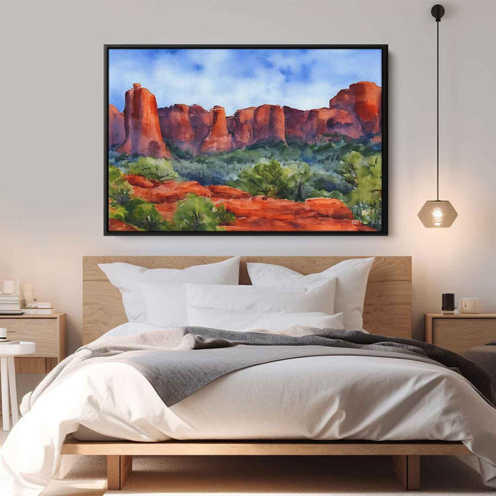 Watercolor Sedona Red Rocks #125 - Kanvah