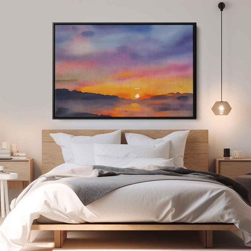Watercolor Sunset #129 - Kanvah