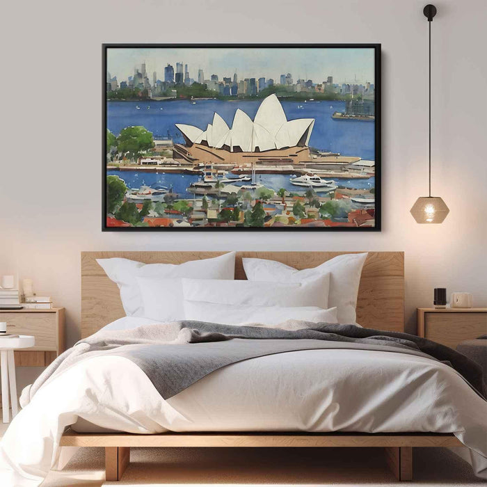 Watercolor Sydney Opera House #120 - Kanvah