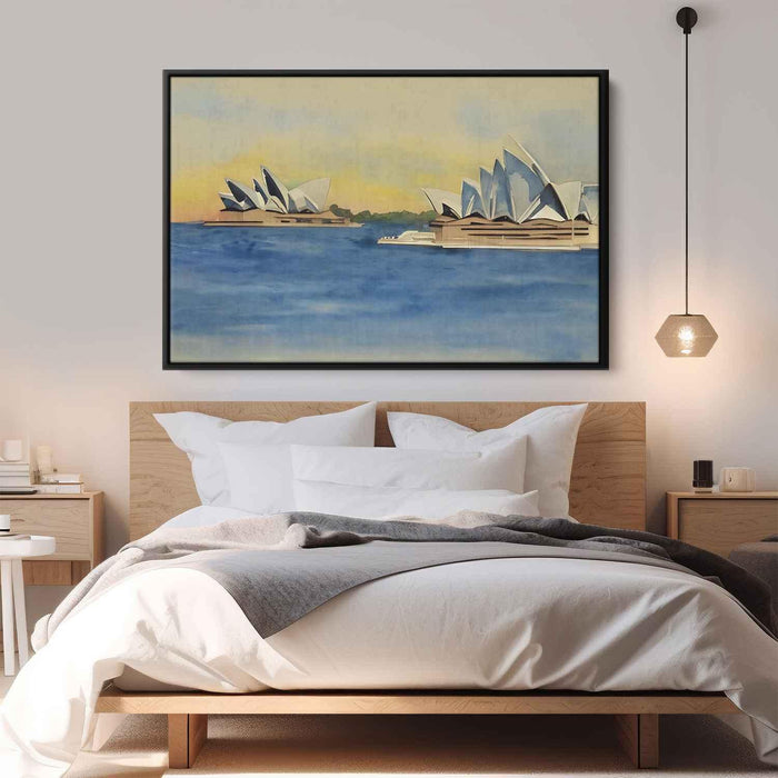 Watercolor Sydney Opera House #125 - Kanvah