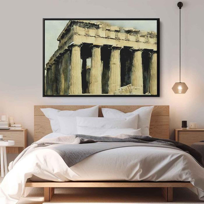 Watercolor Parthenon #120 - Kanvah