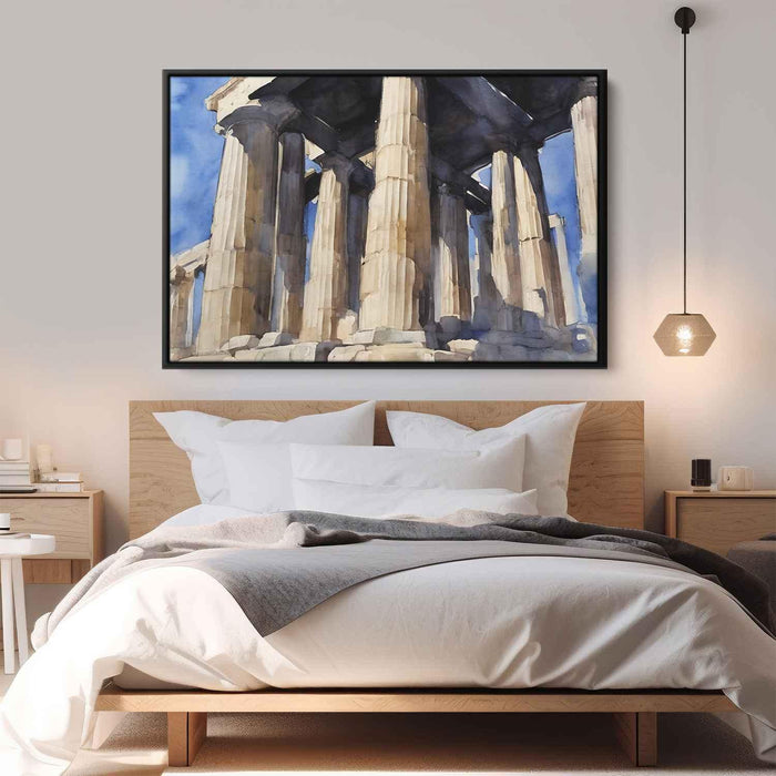 Watercolor Parthenon #125 - Kanvah