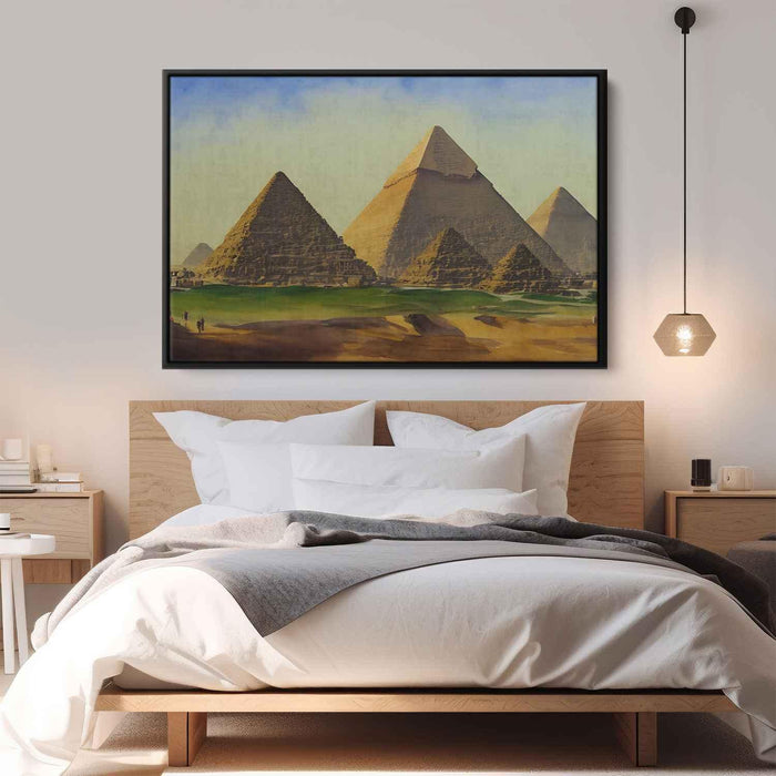 Watercolor Pyramids of Giza #109 - Kanvah