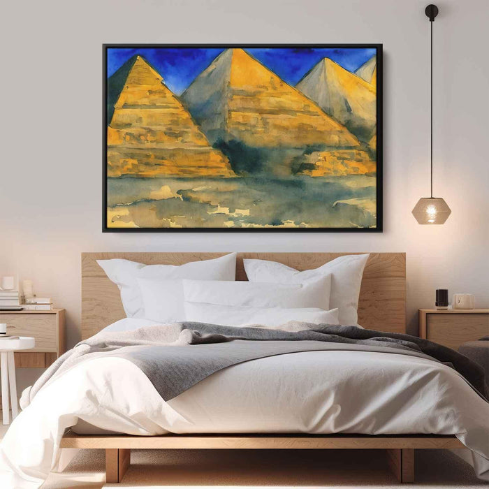 Watercolor Pyramids of Giza #129 - Kanvah