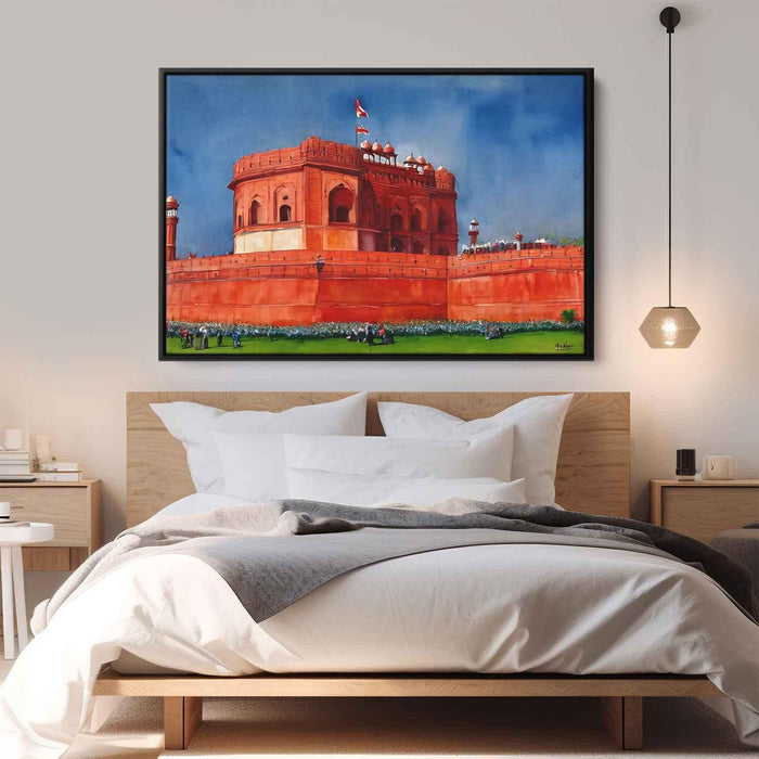 Watercolor Red Fort #125 - Kanvah