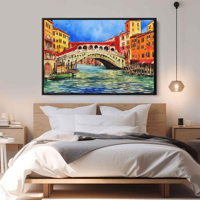 Watercolor Rialto Bridge #137 - Kanvah