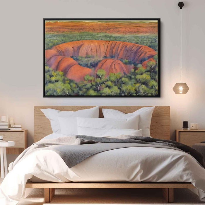 Watercolor Uluru #104 - Kanvah