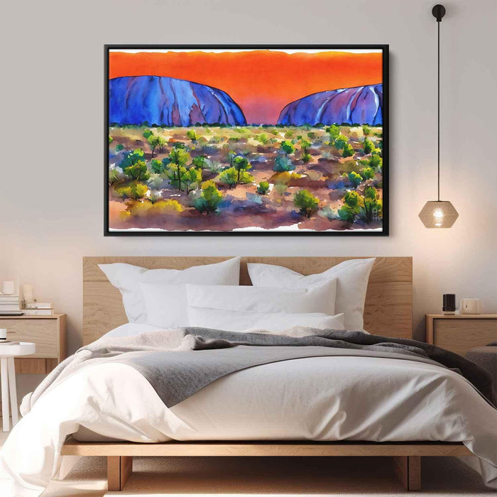 Watercolor Uluru #109 - Kanvah