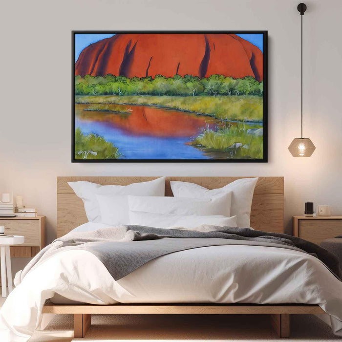 Watercolor Uluru #116 - Kanvah