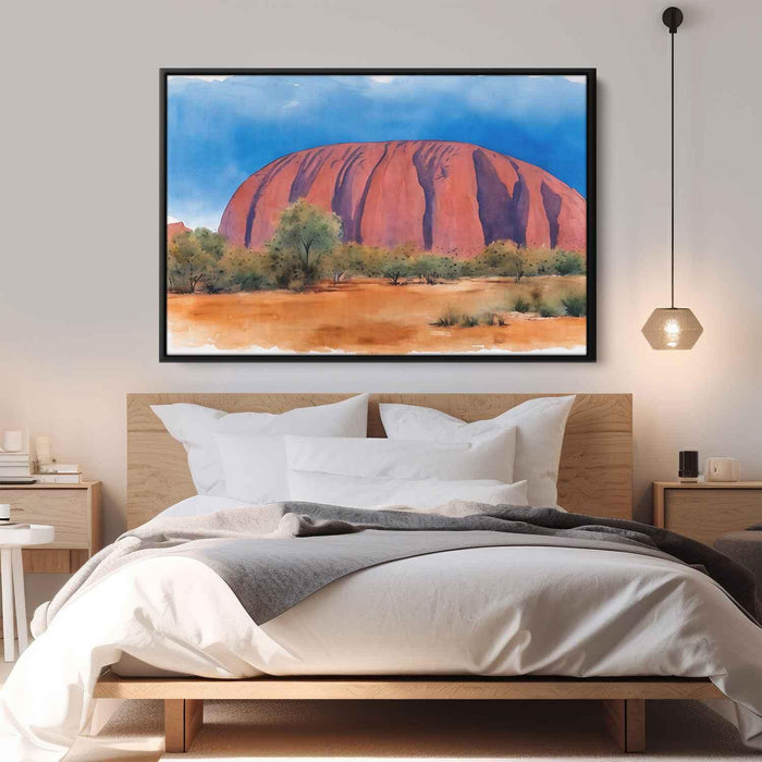 Watercolor Uluru #120 - Kanvah