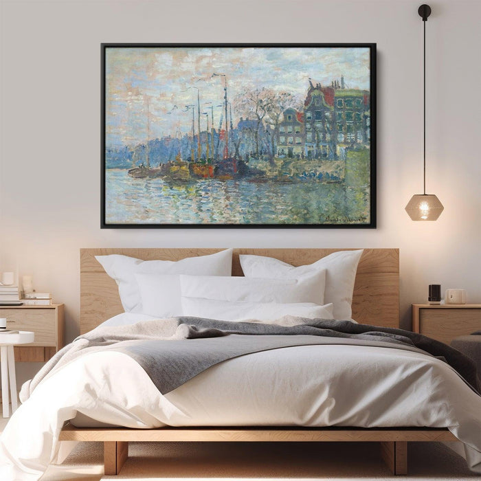 Zaandam, The Dike by Claude Monet - Canvas Artwork