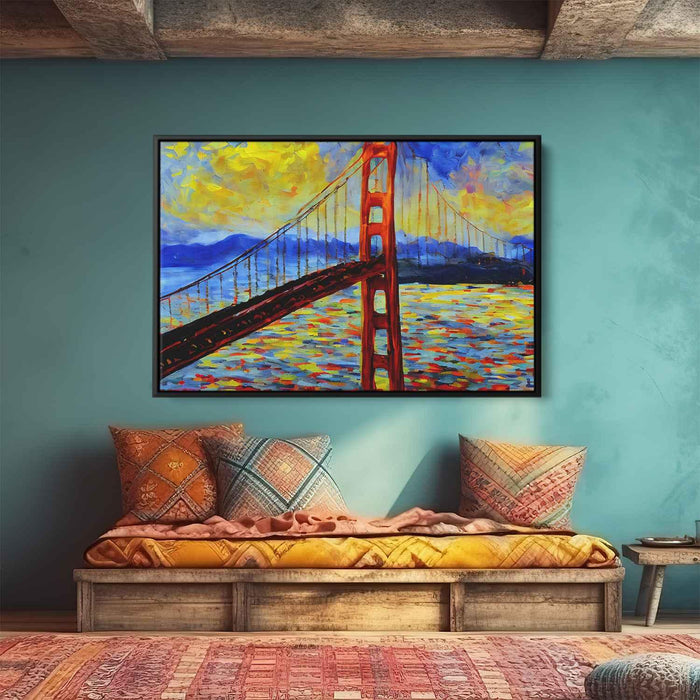 Abstract Golden Gate Bridge #113 - Kanvah