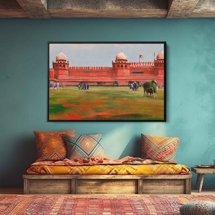 Abstract Red Fort #110 - Kanvah