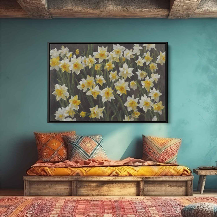 Contemporary Oil Daffodils #110 - Kanvah