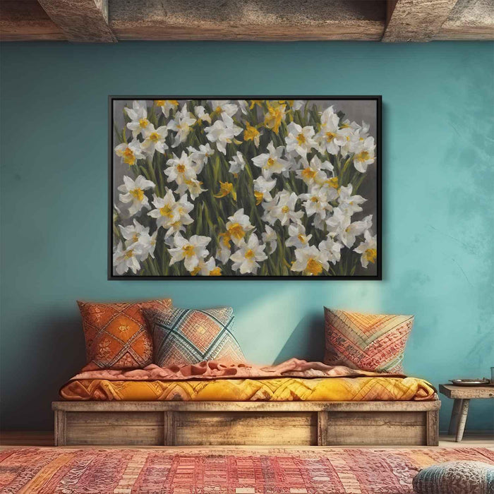Contemporary Oil Daffodils #113 - Kanvah