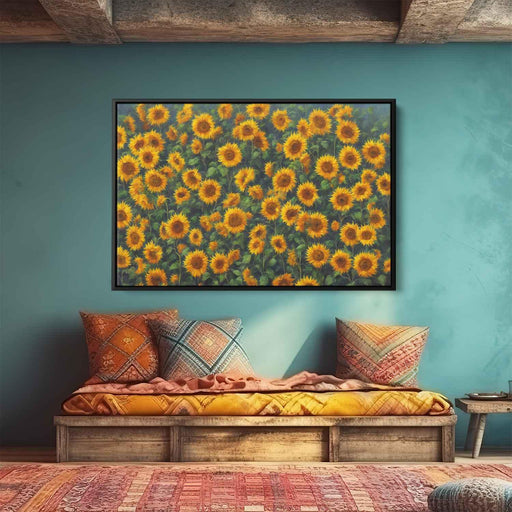 Enchanting Abstract Sunflowers #105 - Kanvah