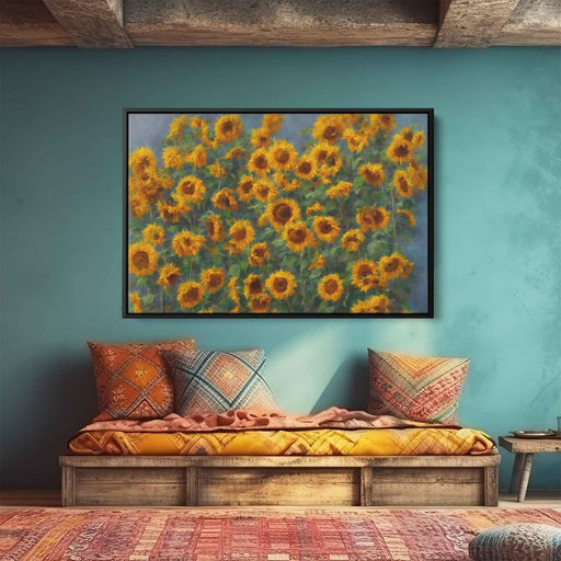 Enchanting Abstract Sunflowers #115 - Kanvah