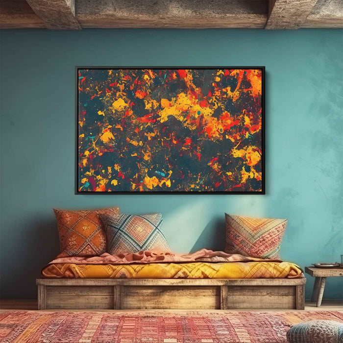 Orange Abstract Splatter #112 - Kanvah