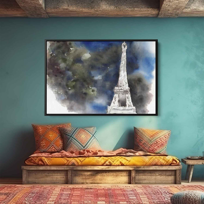Watercolor Eiffel Tower #108 - Kanvah