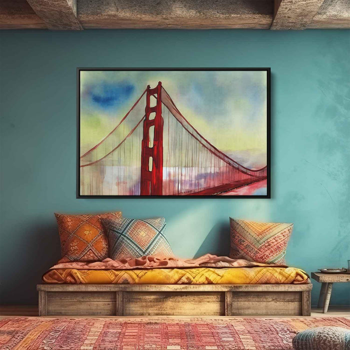 Watercolor Golden Gate Bridge #105 - Kanvah