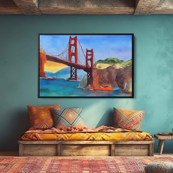 Watercolor Golden Gate Bridge #106 - Kanvah