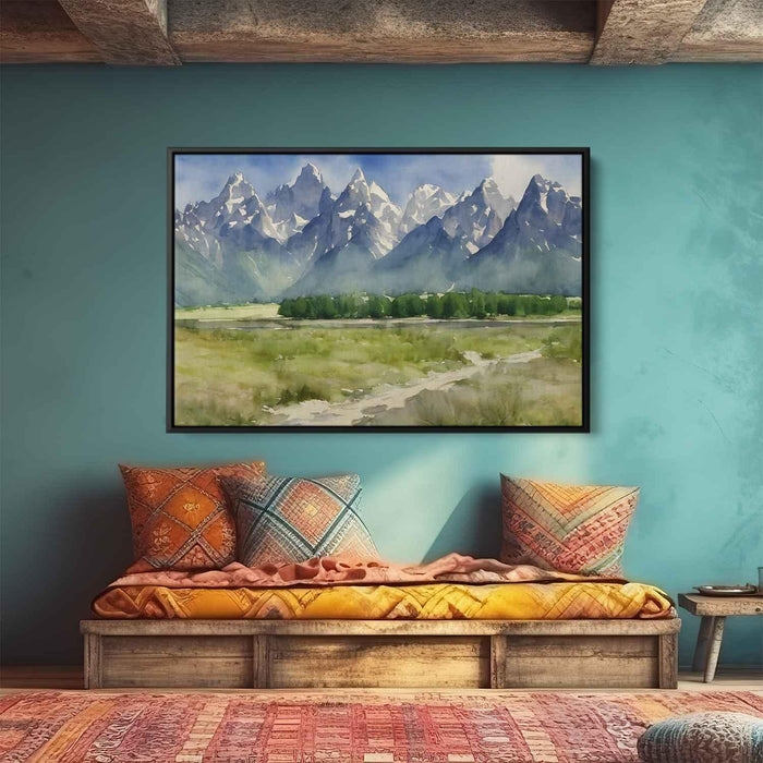 Watercolor Grand Tetons #113 - Kanvah